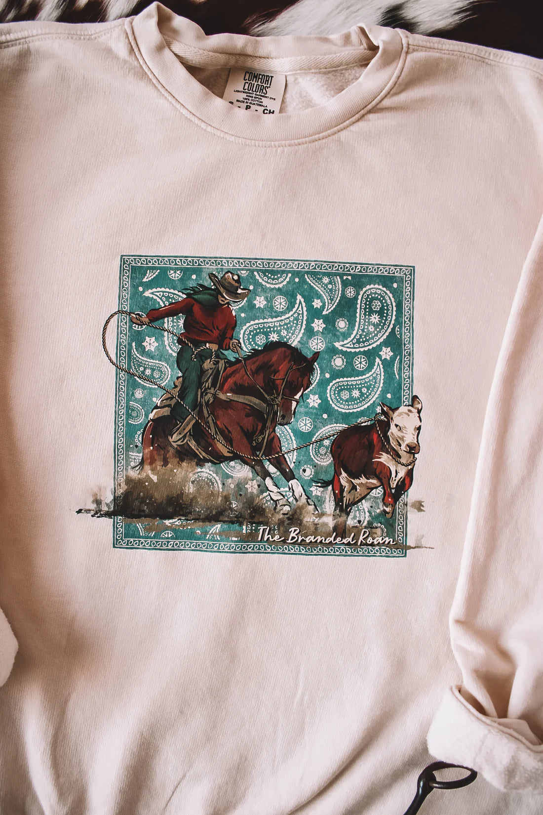 PAISLEY BREAKAWAY CREWNECK
