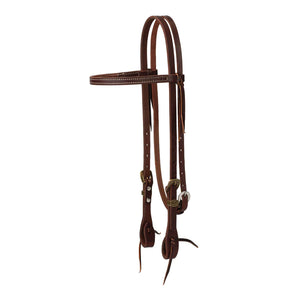WEAVER BROWBAND HEADSTALL WITH DESIGNER BUCKLE