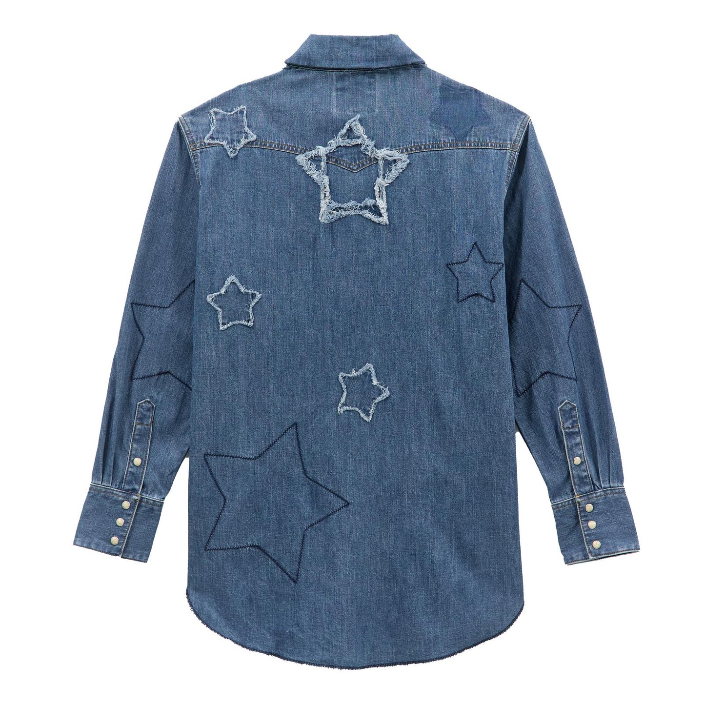 LADIES WRANGLER x LAINEY WILSON STARDUST DENIM SHIRT