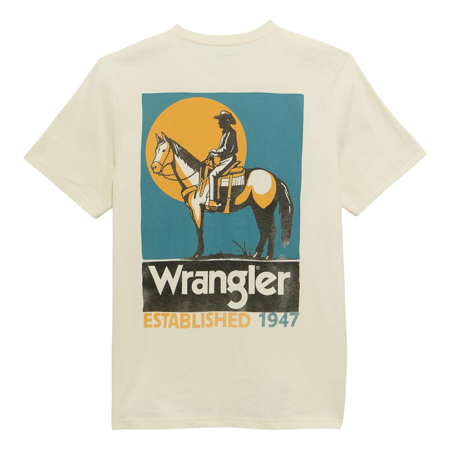 MENS WRANGLER WHITE TSHIRT