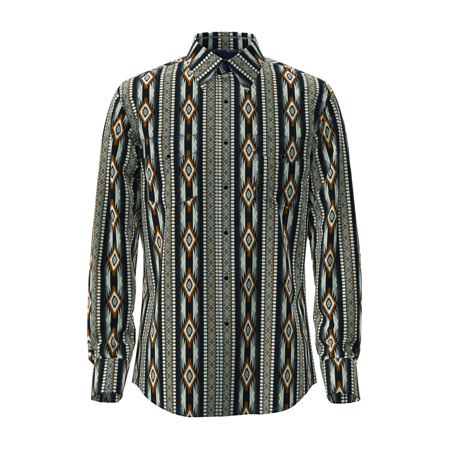 MENS BLACK CHECOTAH SHIRT