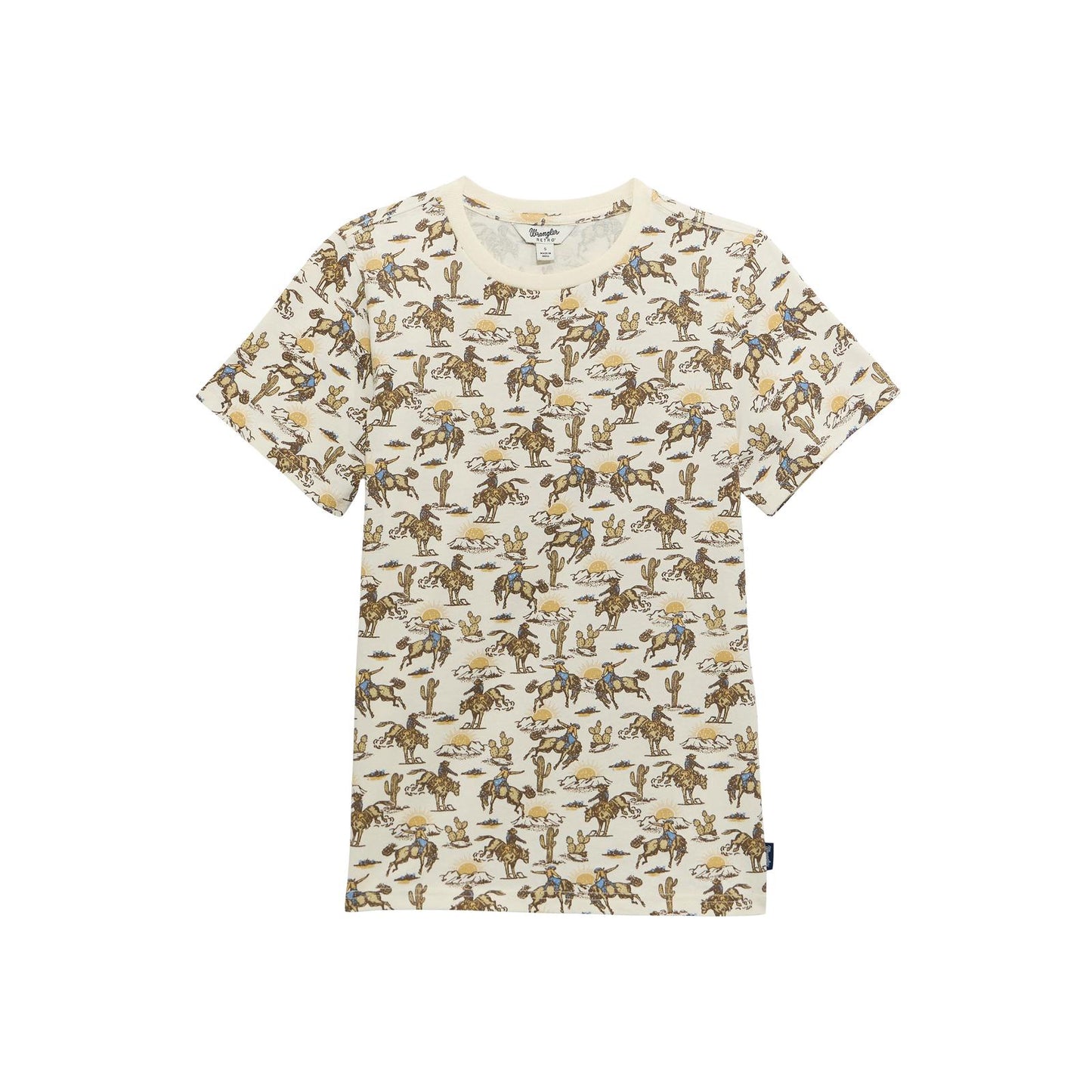 LADIES WRANGLER VINTAGE BRONC TSHIRT