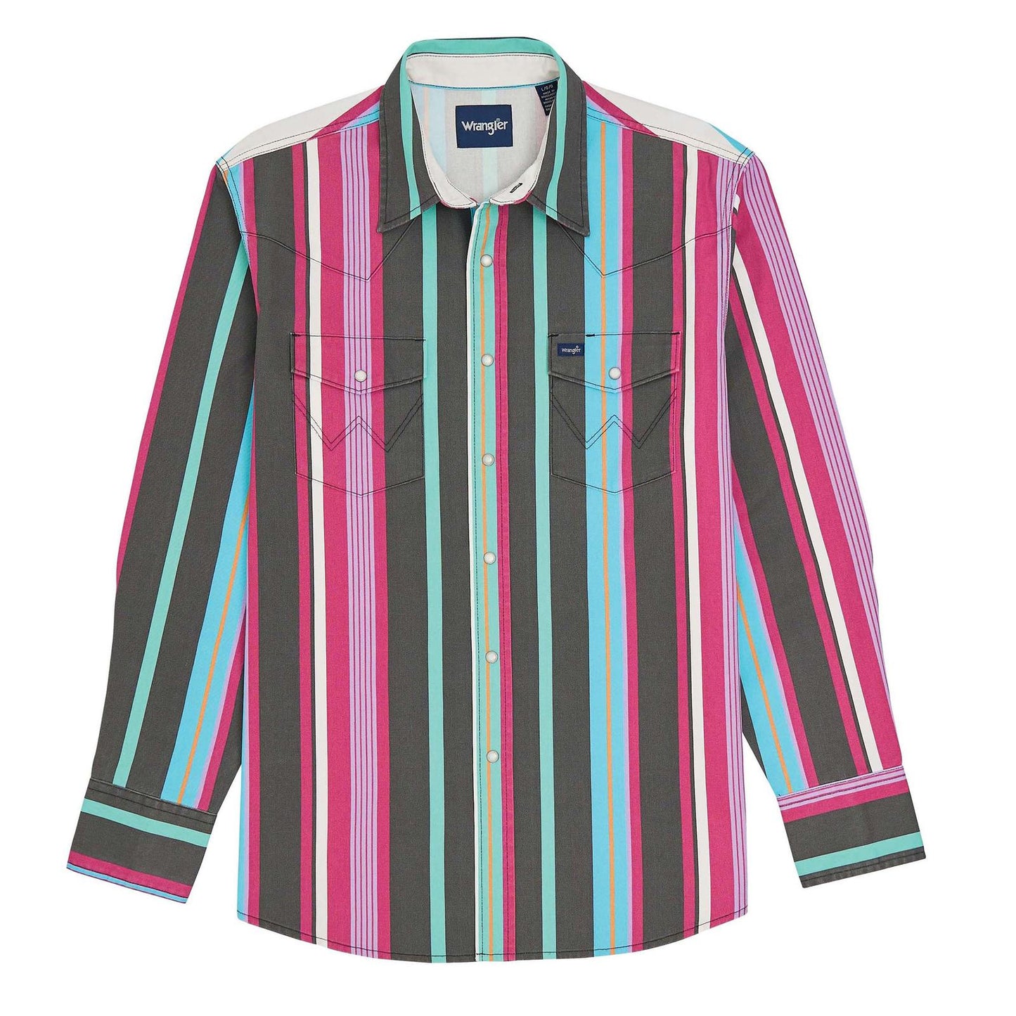 MENS VINTAGE STYLE PINK STRIPE SHIRT