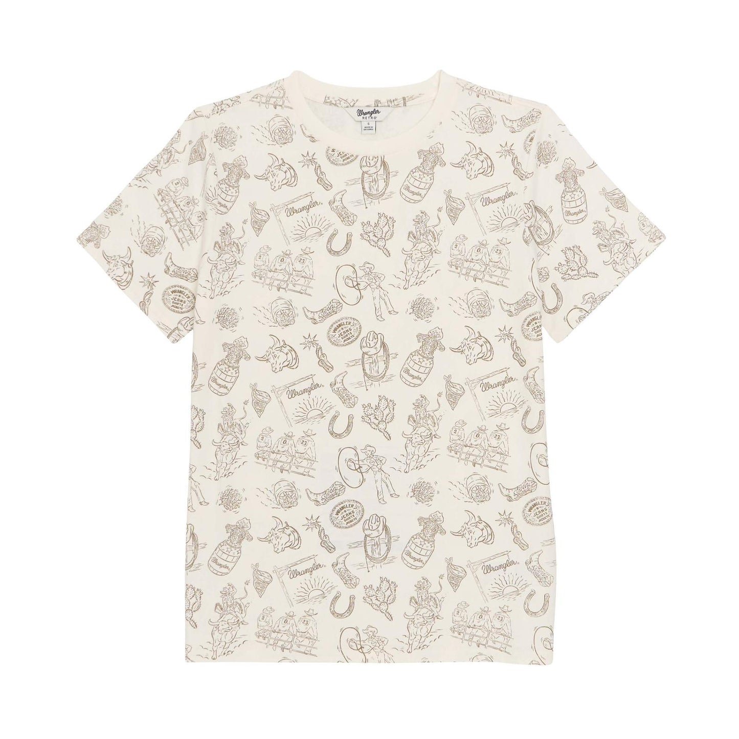 LADIES RETRO PUNCHY TSHIRT