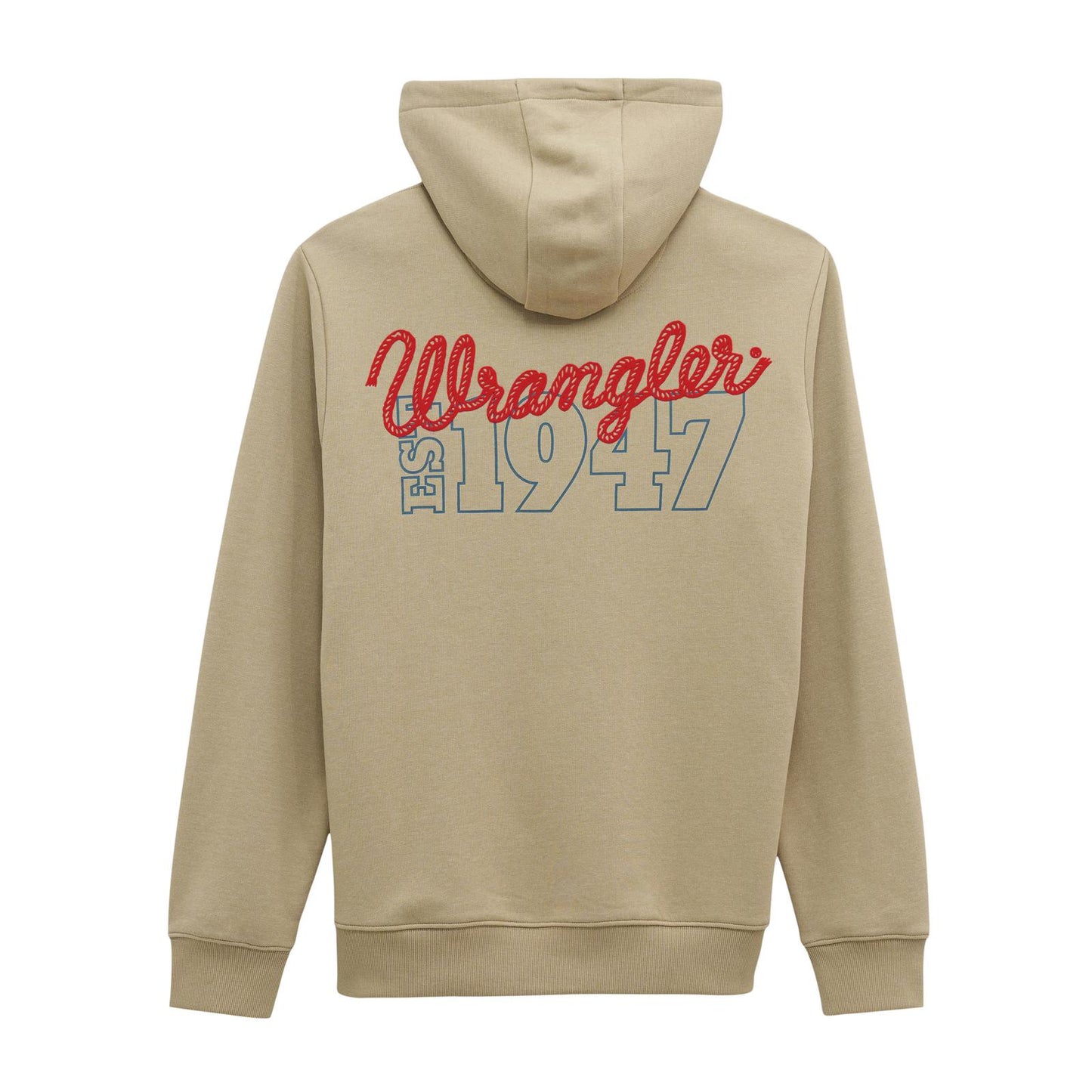 MENS WRANGLER CREAM HOODIE