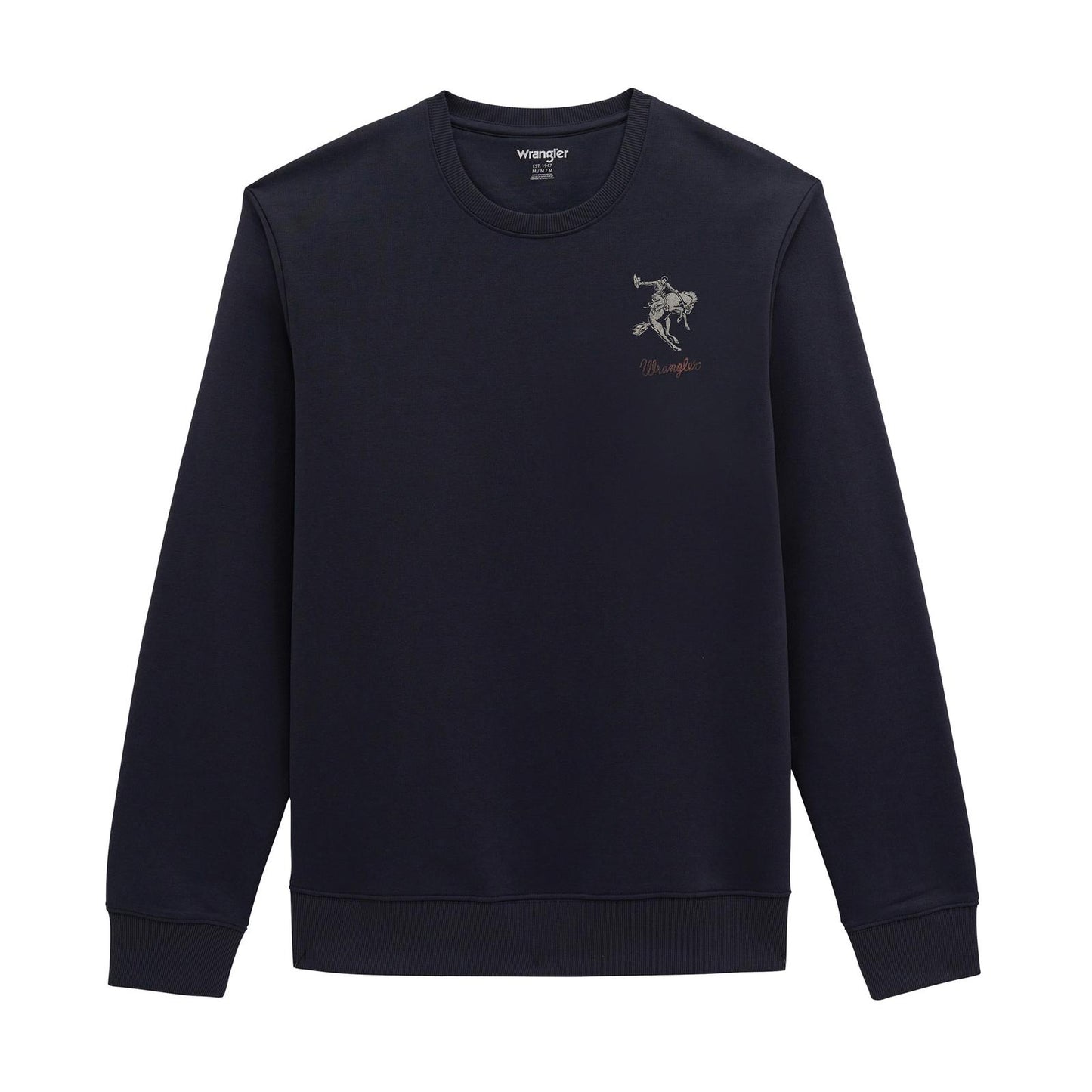 MENS WRANGLER NAVY CREWNECK