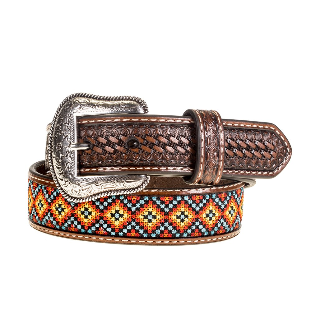 YOUTH MULTICOLOURED EMBROIDERED BELT