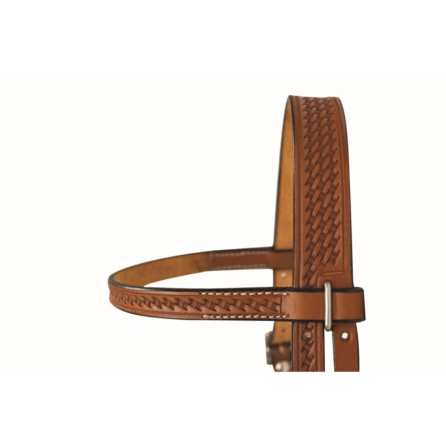 WESTERN RAWHIDE BASKETWEAVE PONY BRIDLE & REINS