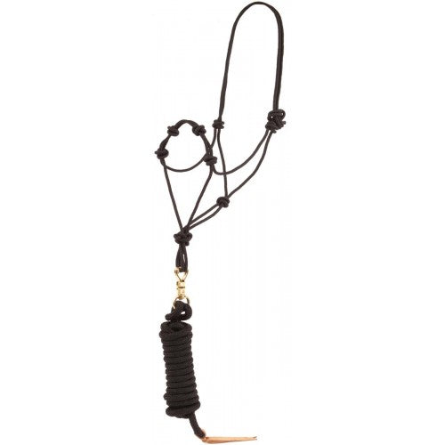 MUSTANG TRAINING HALTER W/ HORSEMANSHIP LEAD