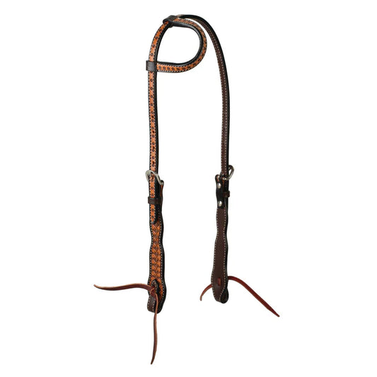 WEAVER FLORET TOOLED HEADSTALL