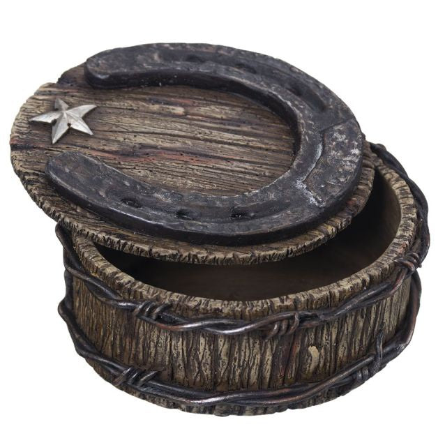 HORSE SHOE TRINKET BOX