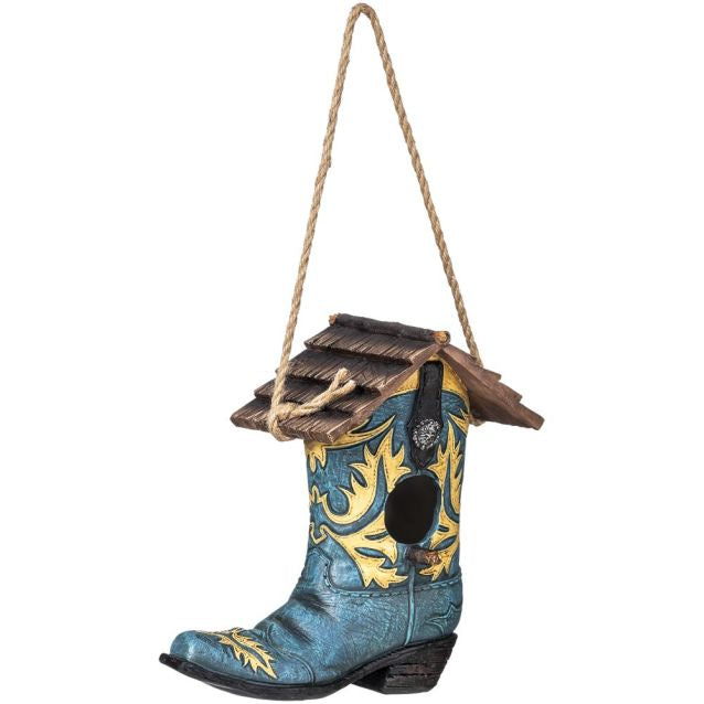 COWBOY BOOT BIRD HOUSE