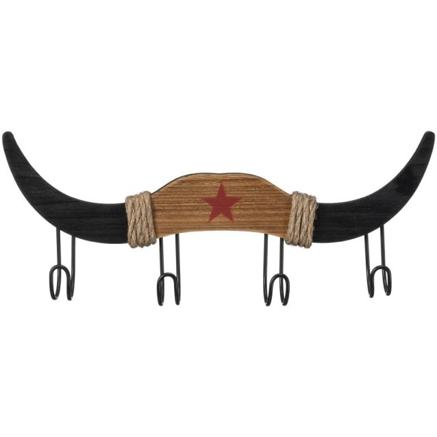4 HOOK STEER HORN RACK