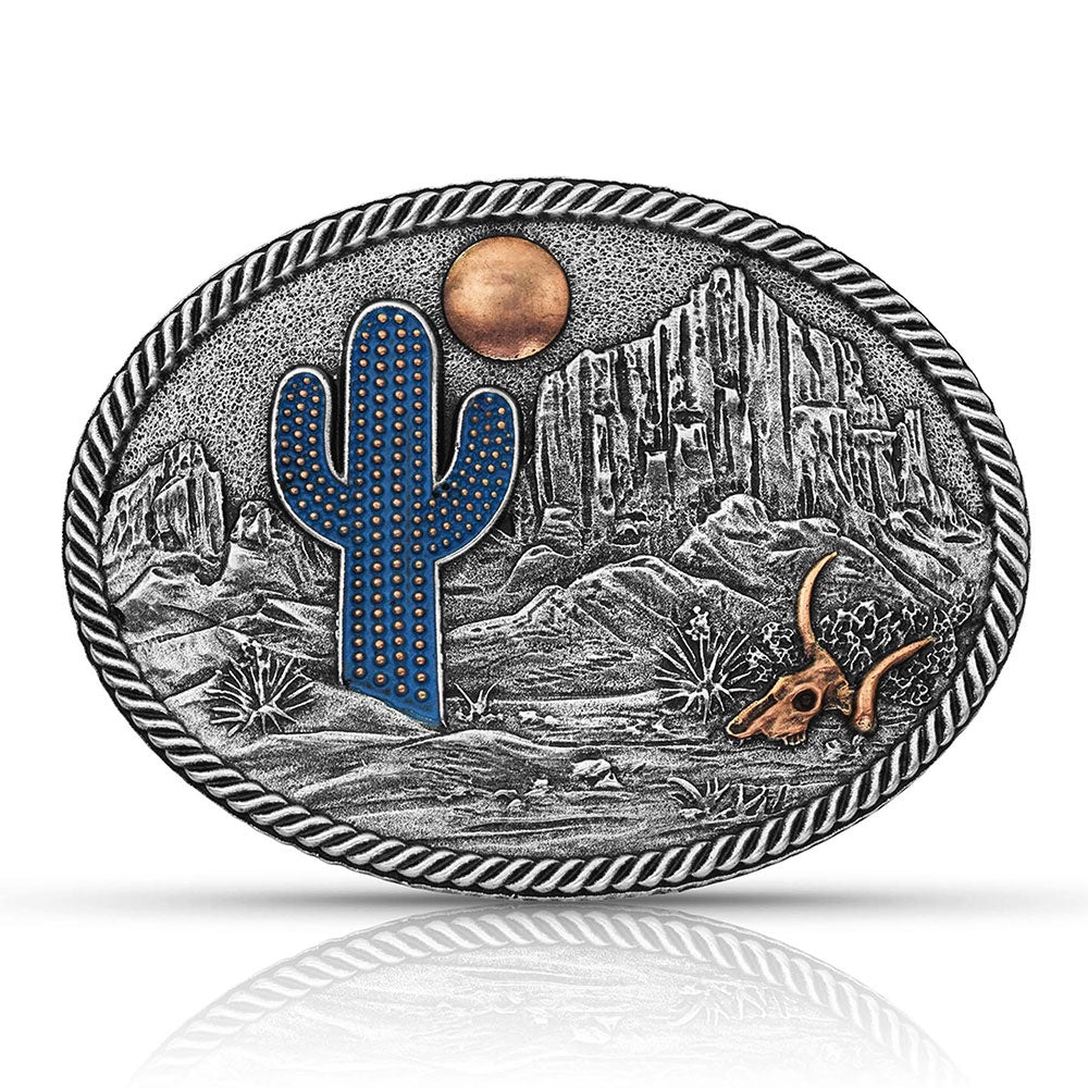 ATTITUDE DESERT MOON CACTUS BUCKLE