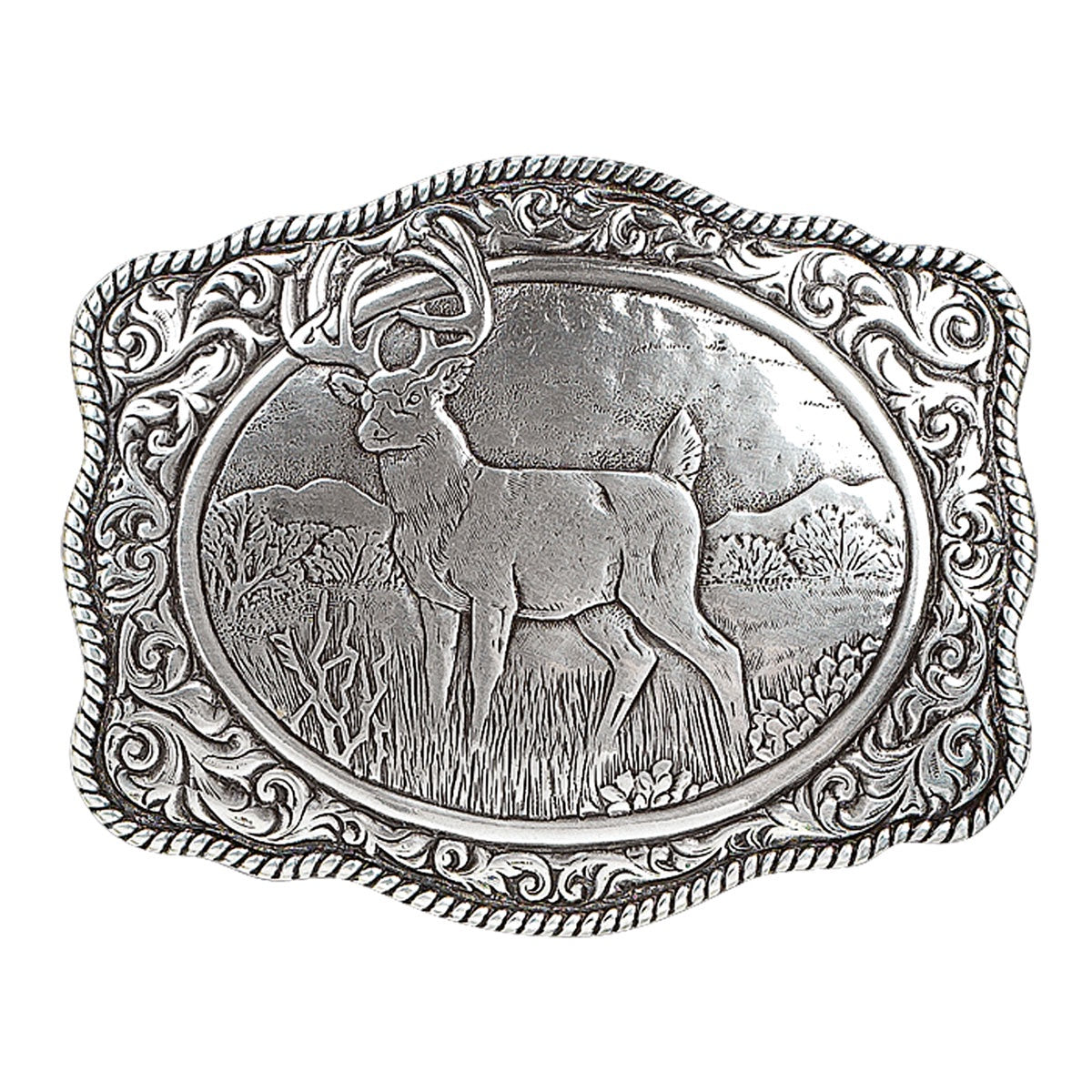 CRUMRINE VINTAGE BUCK BUCKLE