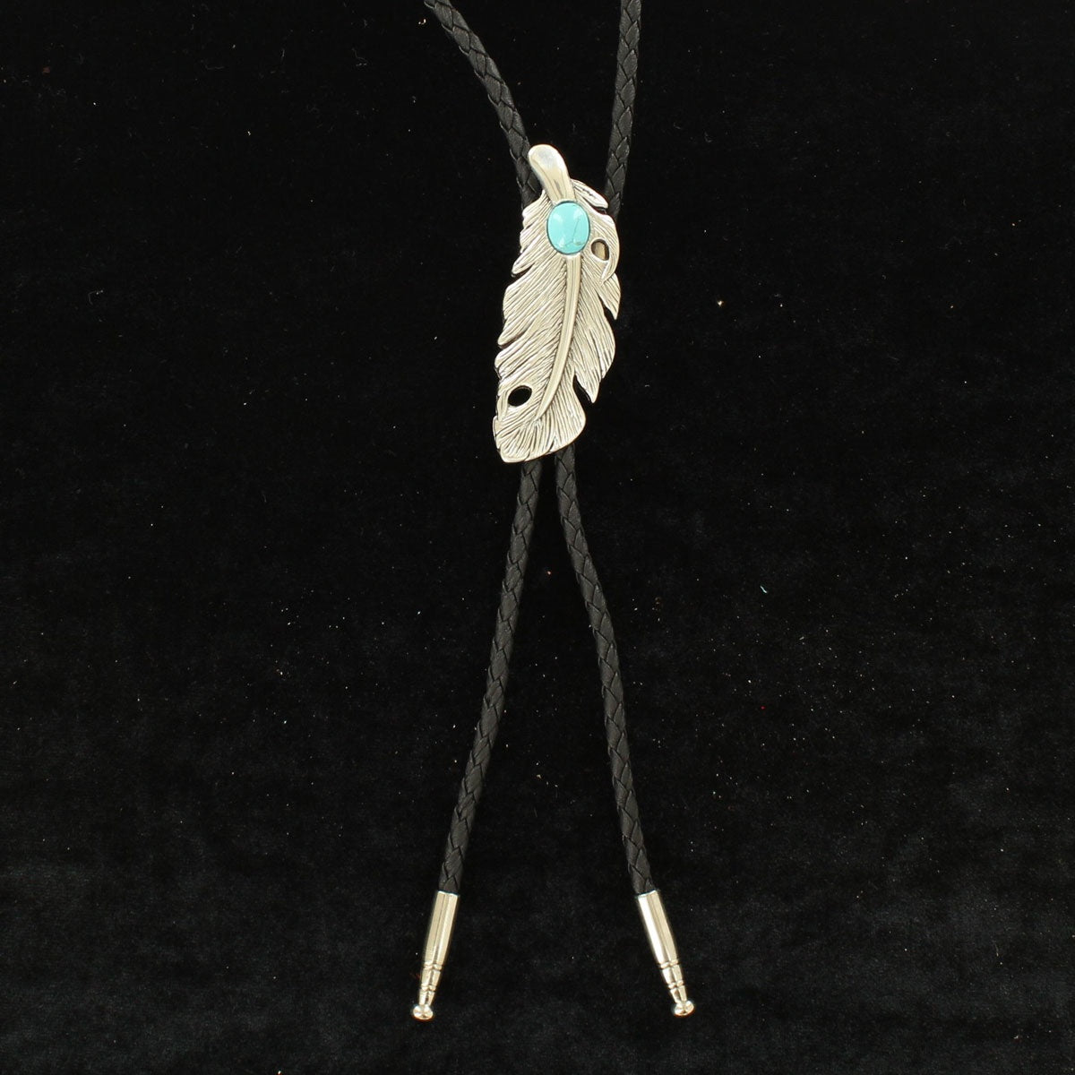FEATHER BOLO TIE