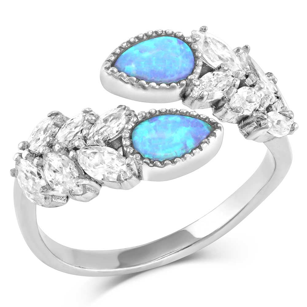 MYSTIC FALLS OPAL CRYSTAL RING