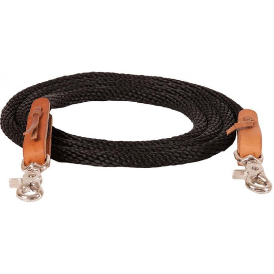 MUSTANG ROUND BRAIDED TRAIL REINS