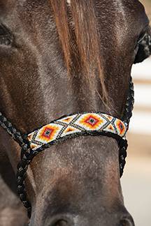 PROFESSIONALS CHOICE COWBOY BEADED ROPE HALTER