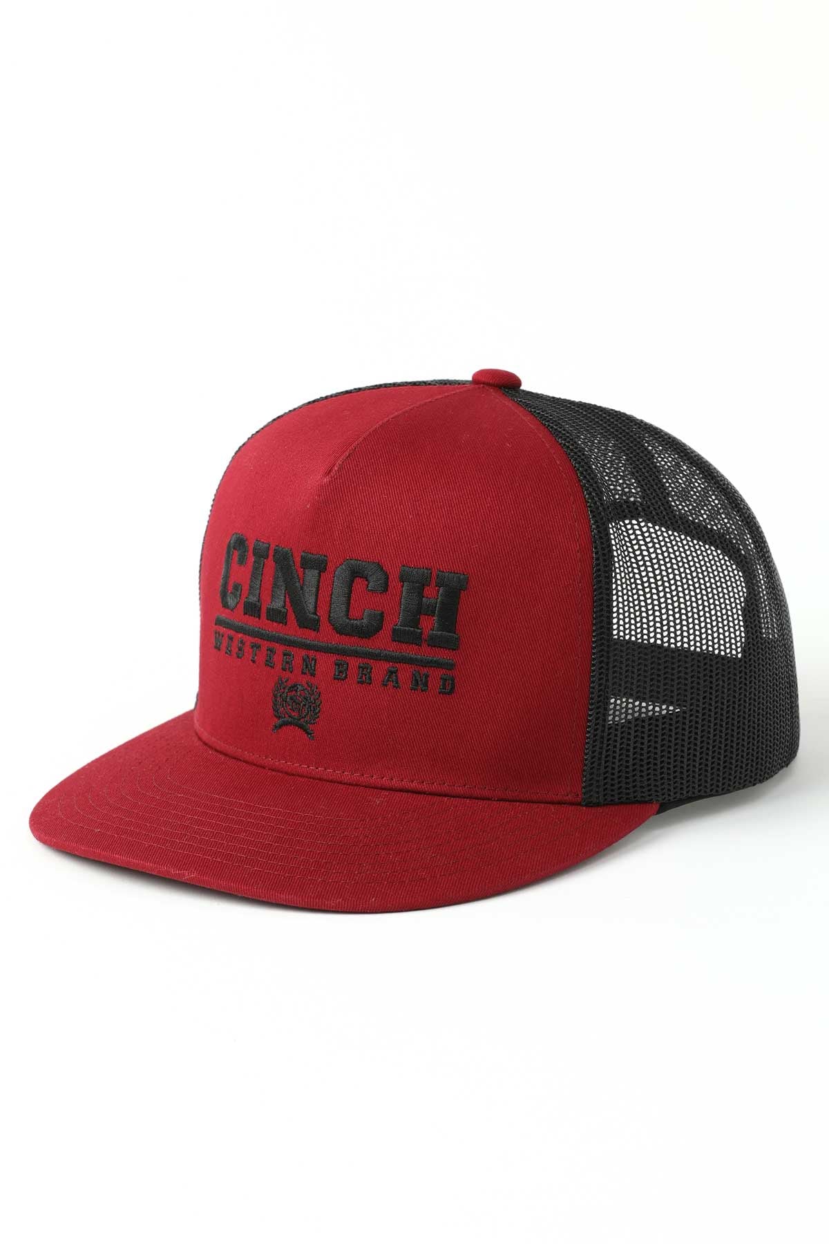 RED TRUCKER HAT