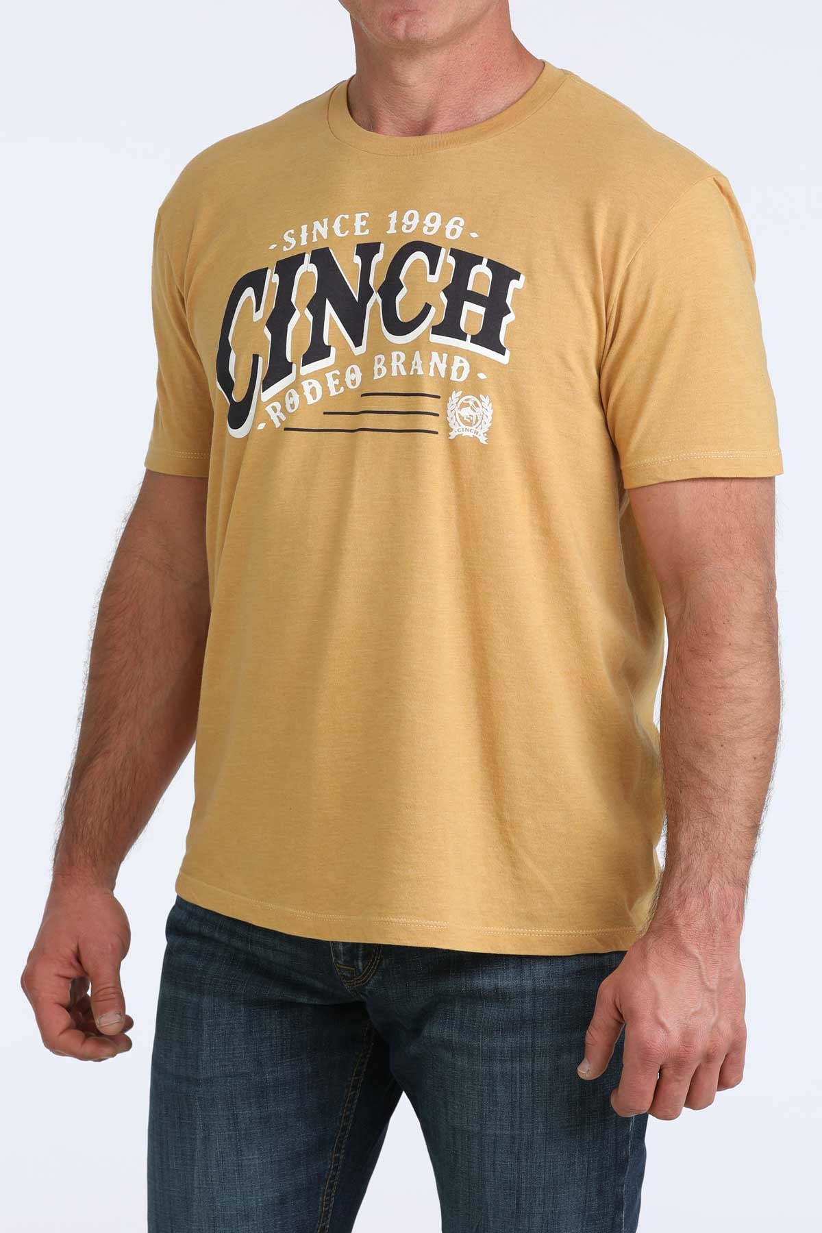 MENS YELLOW LOGO TSHIRT
