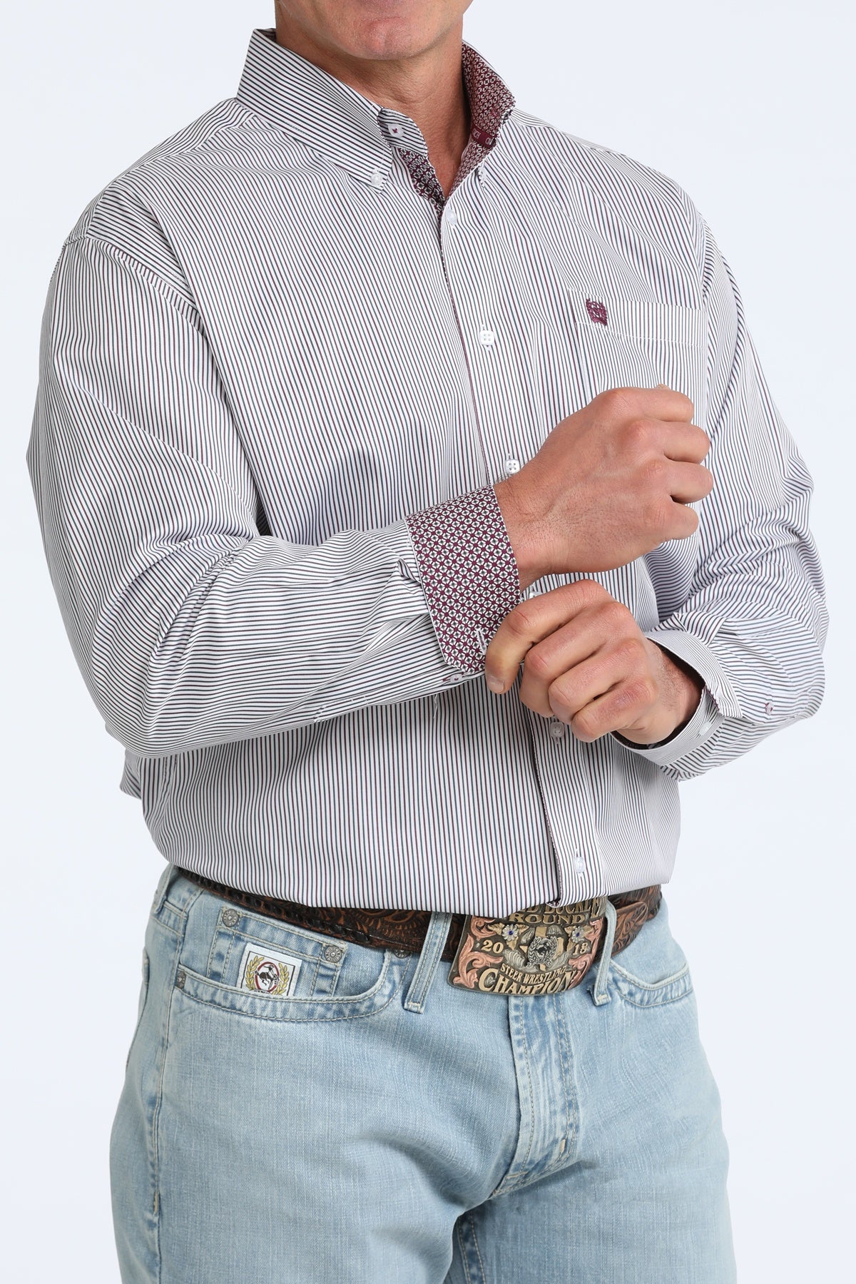 MENS CLASSIC FIT - WHITE STRIPES