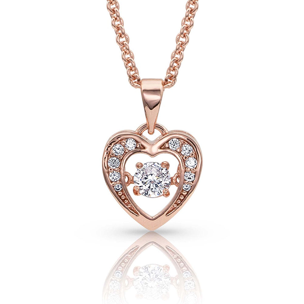 LETS DANCE A LITTLE ROSE GOLD NECKLACE