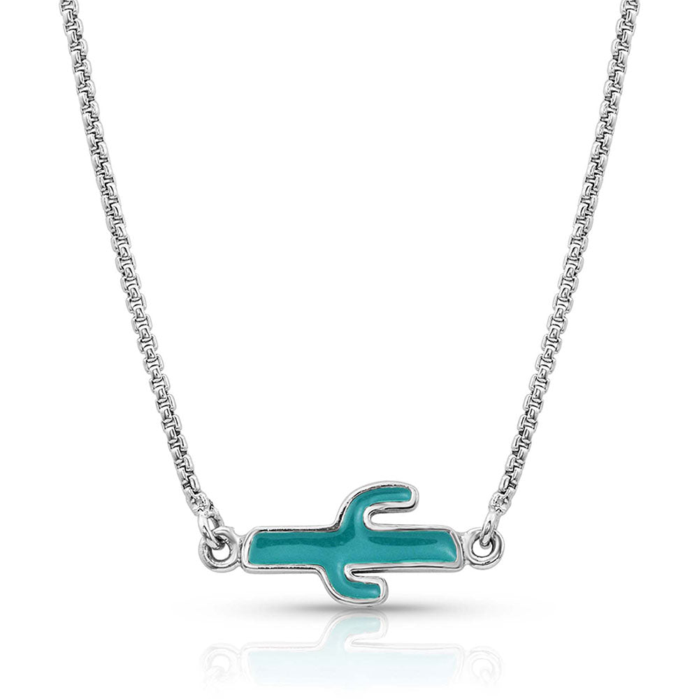 DOUBLE SIDED CACTUS NECKLACE