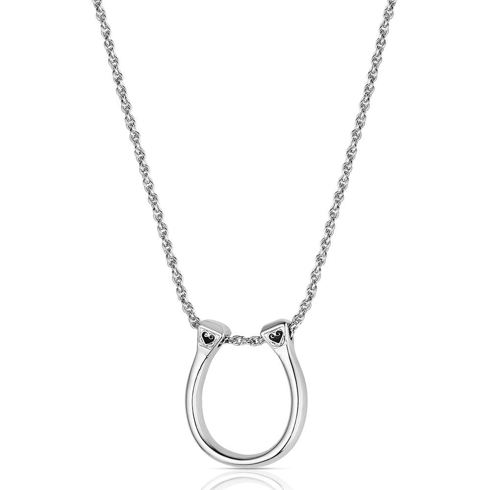 LUCKY NAIL HORSESHOE NECKLACE
