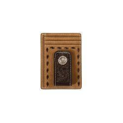 MENS FLORAL EMBOSSED MONEY CLIP