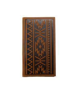 MENS NOCONA RODEO WALLET WITH SOUTHWESTERN EMBOSSING