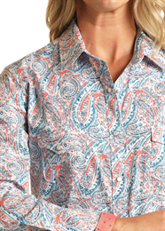 LADIES PANHANDLE PAISLEY SHIRT