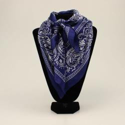 BANDANA PRINT WILDRAG- ROYAL BLUE