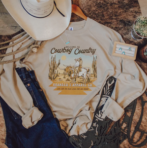 TIN & TURQUOISE - Cowboy Country Crewneck