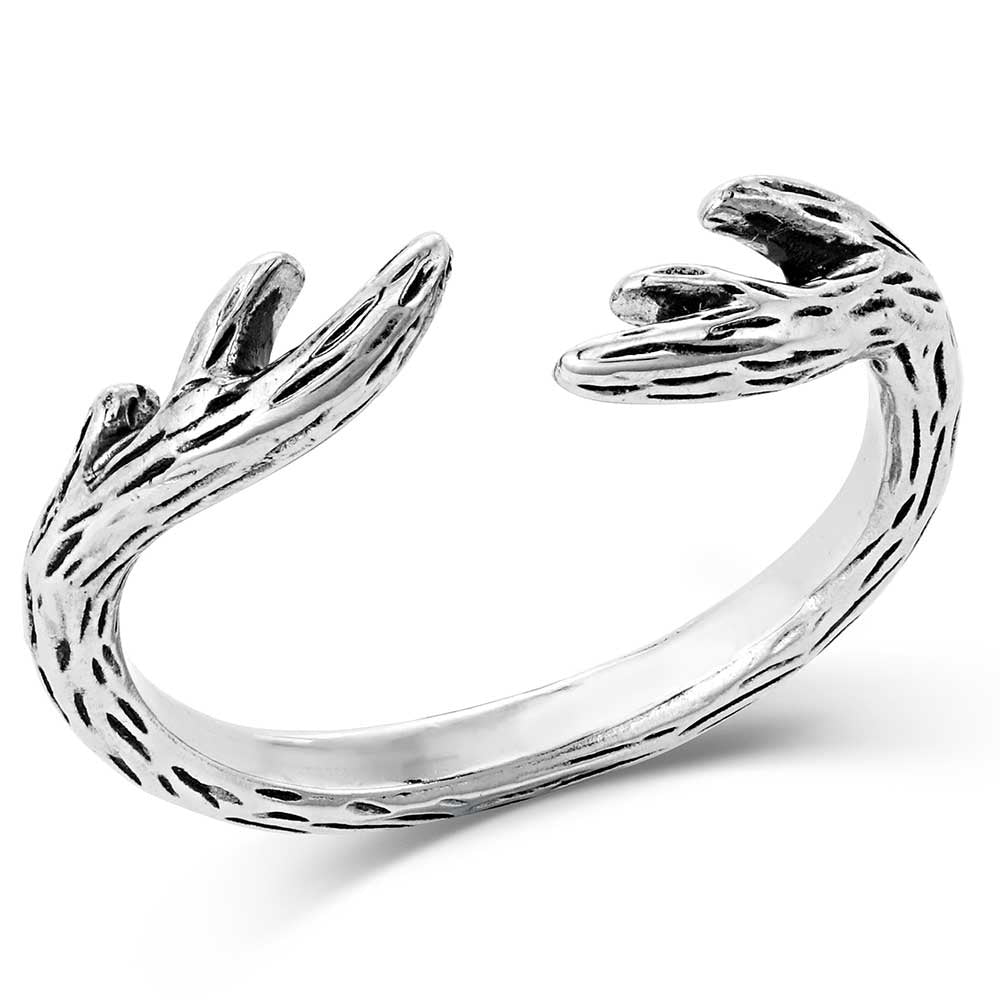 EMBRACE THE WILD ANTLER RING