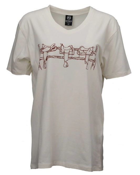 LADIES OUTBACK SADDLE UP TEE