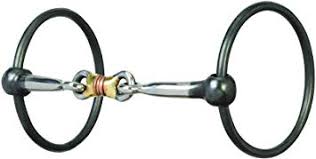 WEAVER BLACK STEEL DOGBONE SNAFFLE