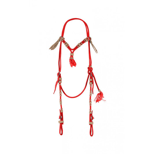 VAQUERO CROSS KNOT BROW HEADSTALL