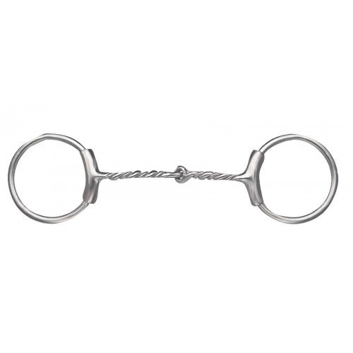 FRANCOIS GAUTHIER TWISTED WIRE SNAFFLE W/ SLEEVES