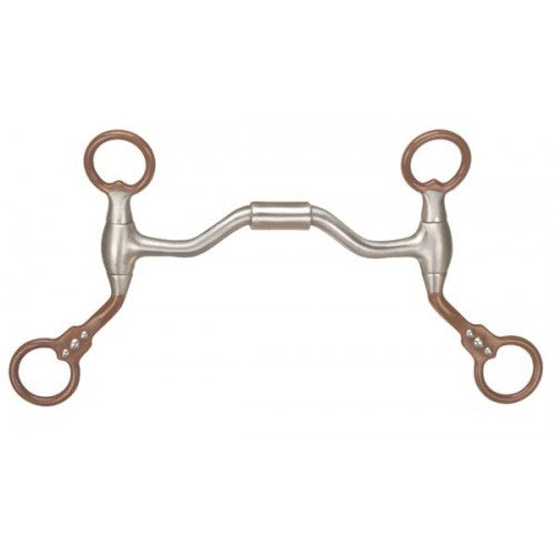 FRANCOIS GAUTHIER ANTIQUED LOW PORT HINGED FUTURITY BIT