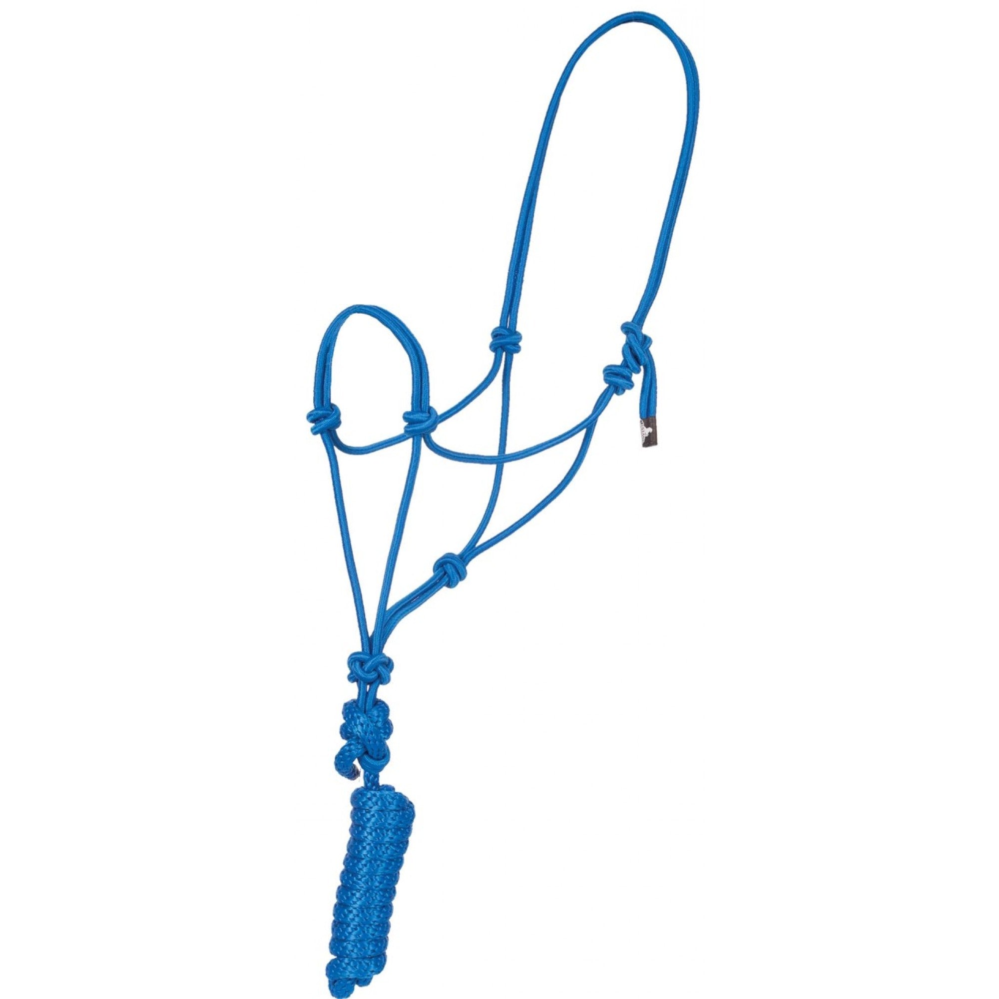MUSTANG ECONOMY MOUNTAIN ROPE HALTER WITH LEAD