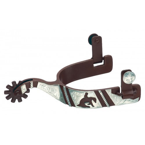 LADIES FRANCOIS GAUTHIER ANTIQUED REINER SPUR