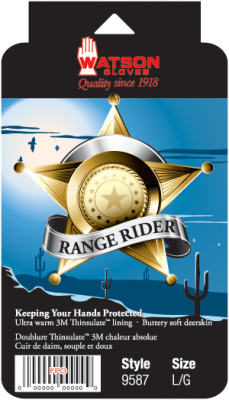 MENS BLACK RANGER RIDER - INSULATED