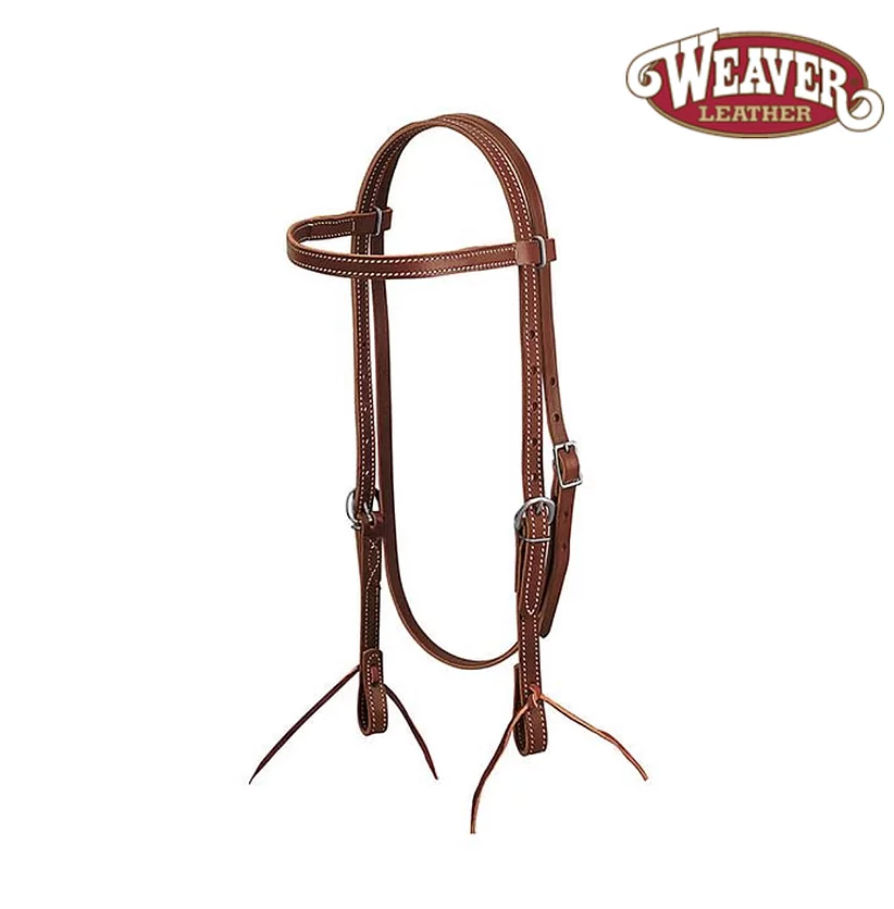 BROWN LATIGO LEATHER BROWBAND HEADSTALL