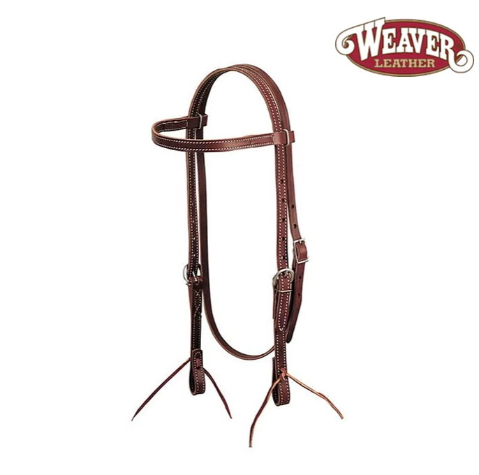 BURGANDY LATIGO LEATHER BROWBAND HEADSTALL