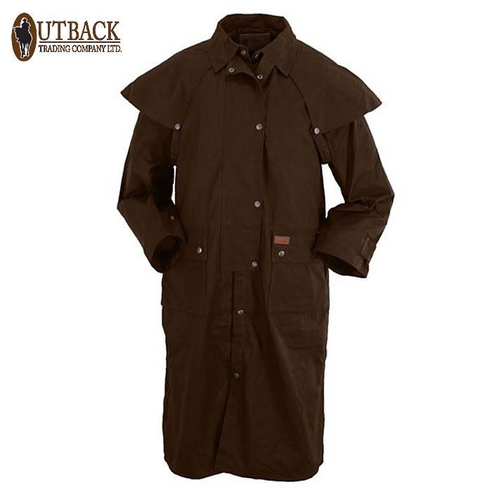 MENS OUTBACK TRADING CO. LOW RIDER OILSKIN DUSTER