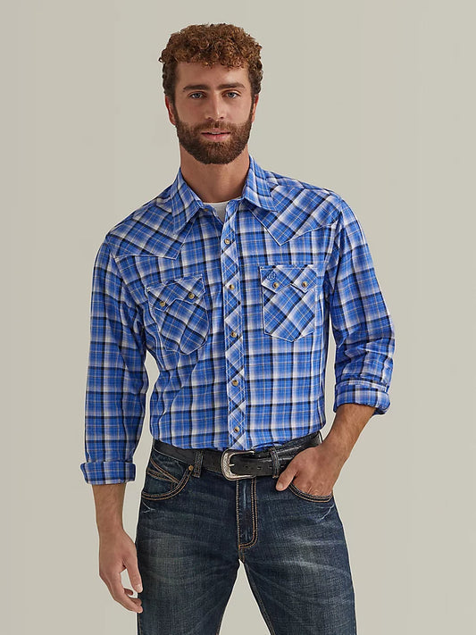 MENS WRANGLER RETRO PLAID SHIRT