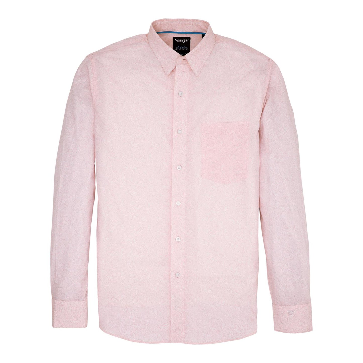 MENS CODY JOHNSON PINK PAISLEY SHIRT