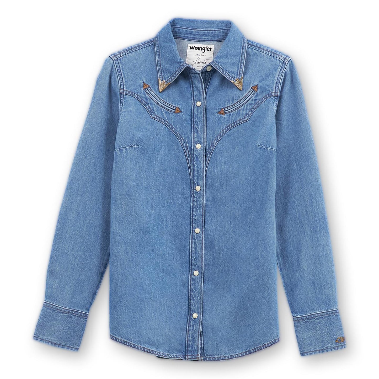 LADIES WRANGLER x LAINEY WILSON MOXIE DENIM SHIRT