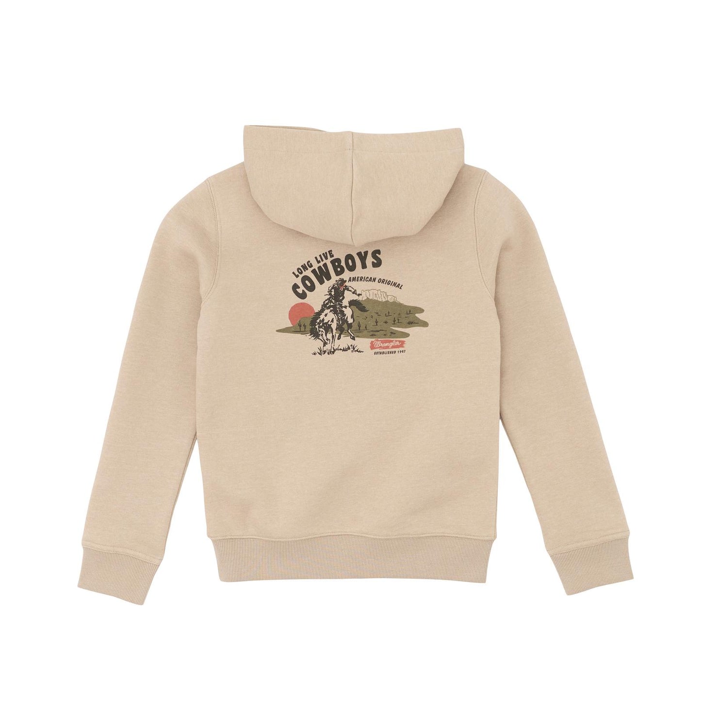 BOYS WRANGLER LONG LIVE HOODIE